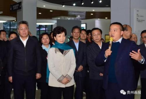 省長諶貽琴率隊到華穎公司視察